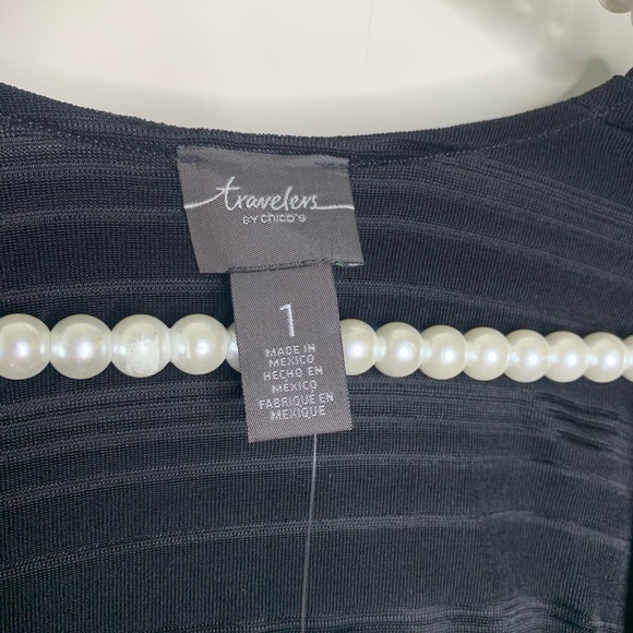 NWT! Travelers Chico’s Black Cardigan - Picture 3 of 6